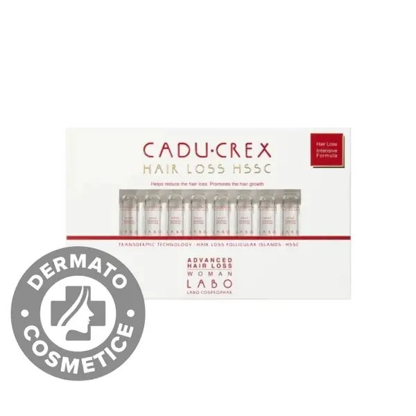 Tratament impotriva caderii severe a parului pentru femei Cadu Crex, 40 fiole, Labo
