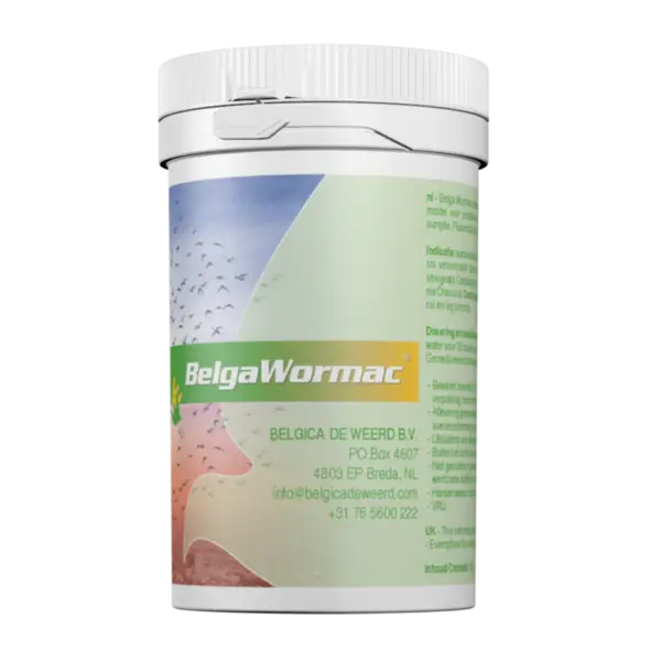 Tratament pentru porumbei, Belgawormac extra, Belgica de Weerd, 60g
