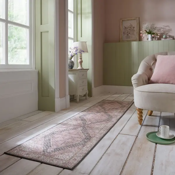 Traversa Briony Traditional Roz 60x230 cm, Flair Rugs