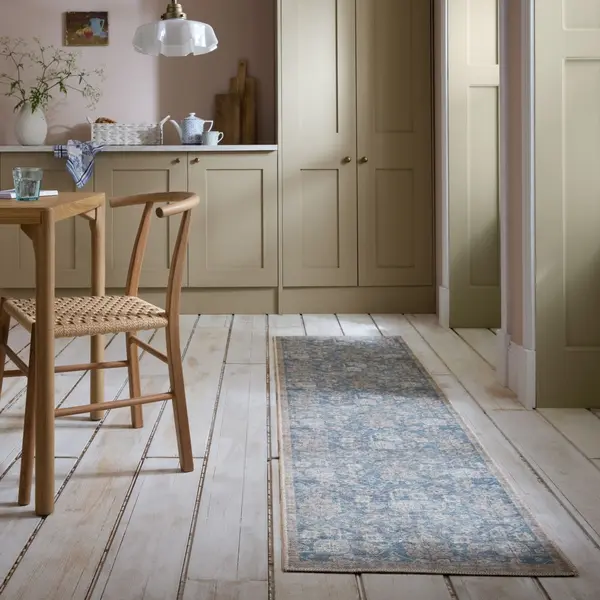 Traversa Orelia Global Albastru 60x230 cm, Flair Rugs