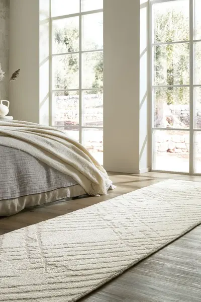 Traversa Remy Circular Knit Crem 80x300 cm, Flair Rugs