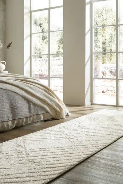 Traversa Remy Circular Knit Crem 80x300 cm, Flair Rugs
