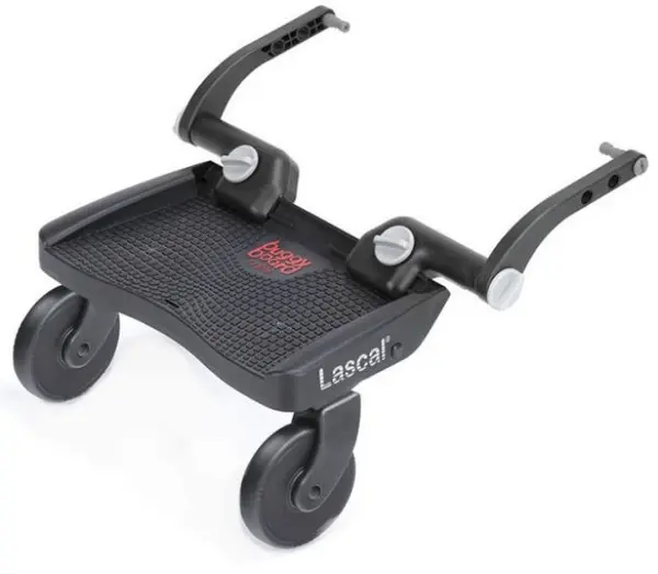 Treaptă universală pentru cărucior Lascal - Mini, 3D, pentru al doilea copil, roșu