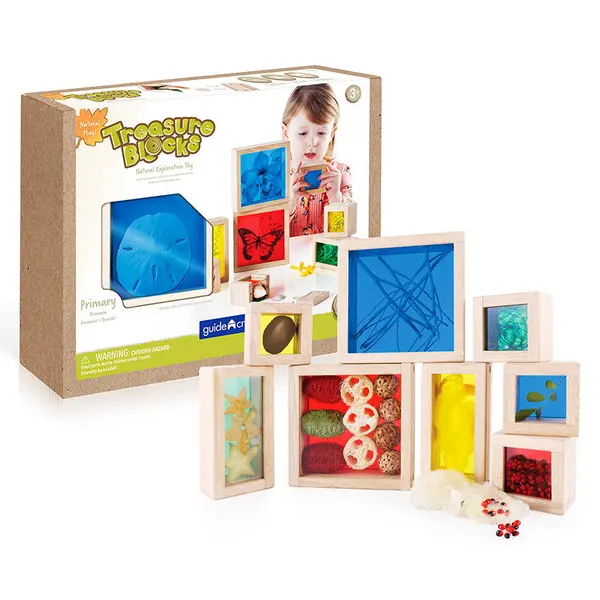 Treasure Blocks Colors, Guidecraft multicolor