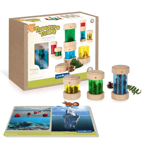 Treasure Tubes Colors, Guidecraft multicolor