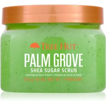 Tree Hut Shea Sugar Scrub Palm Grove exfoliant de corp cu zahăr