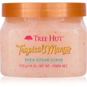 Tree Hut Shea Sugar Scrub Tropical Mango exfoliant din zahar unt de shea