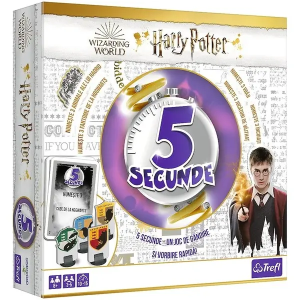 TREFL Joc Trefl - 5 Secunde, Harry Potter, limba romana