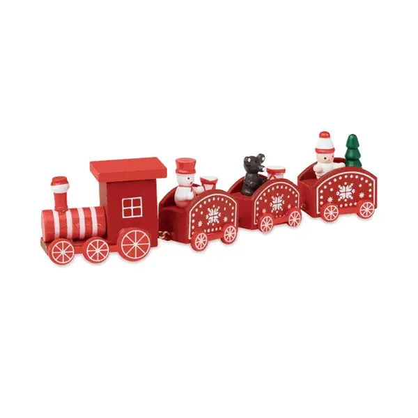 Tren de Craciun din lemn Tren de Craciun din lemn