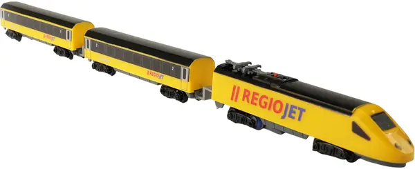 Tren electronic Rappa - RegioJet, cu șine