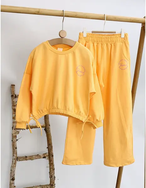 Trening CROP-TOP Yourself portocaliu