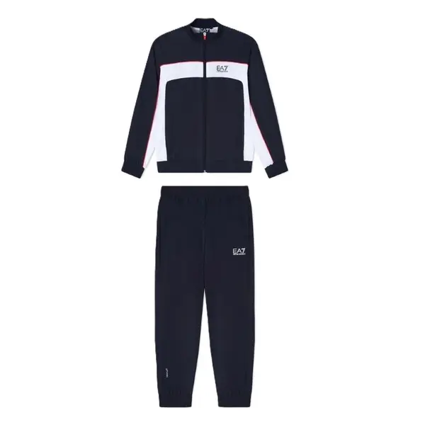 Trening EA7 TENNIS PRO BOY T-SUIT T-TOP FZ CH PL