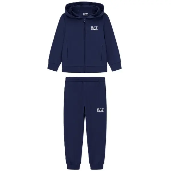 Trening EA7 TRAIN CORE ID BOY T-SUIT HOODIE FZ CH COFT CC