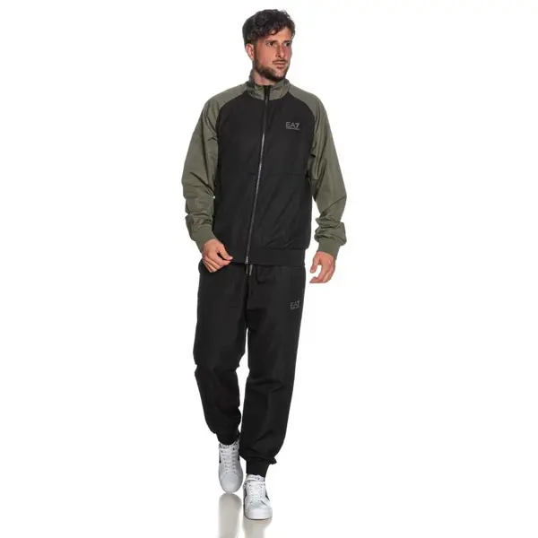 Trening EA7 VENTUS7 M T-SUIT T-TOP FZ CH COLOURBLOCK PL