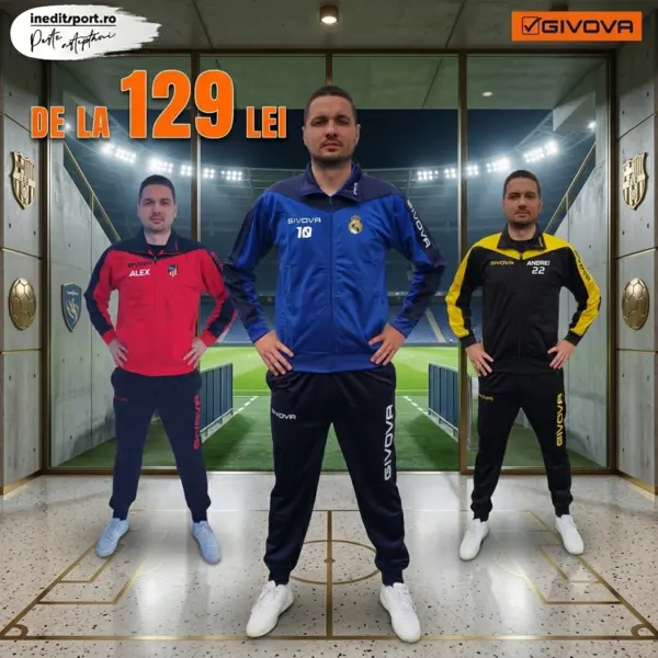 Trening Givova Roma GRT1 L, NEGRU CU GALBEN