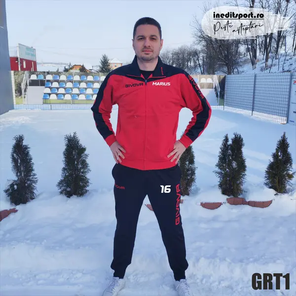 Trening Givova Roma GRT1 L, ROSU CU NEGRU