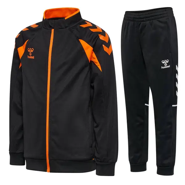 Trening hummel CORE 2.0 COPII - 2461 Black/orange tiger, 128