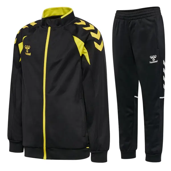 Trening hummel CORE 2.0 COPII - 5138 BLACK/BLAZING YELLOW, 164