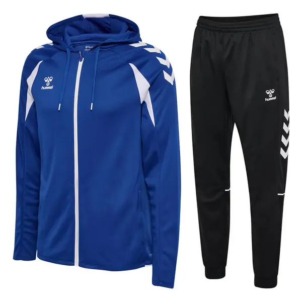 Trening hummel CORE 2.0 HOODIE ZIP - 7691 True Blue White, XL