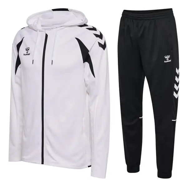 Trening hummel CORE 2.0 HOODIE ZIP - 9124 White, L