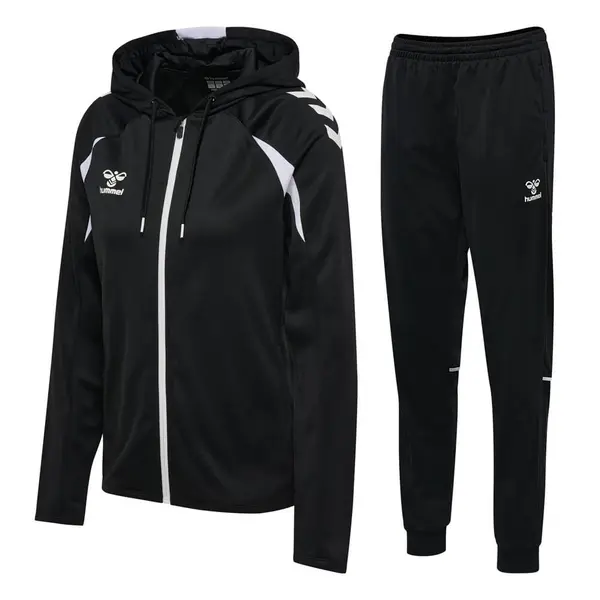 Trening hummel CORE 2.0 HOODIE ZIP WOMEN - 2114 Black White, XL