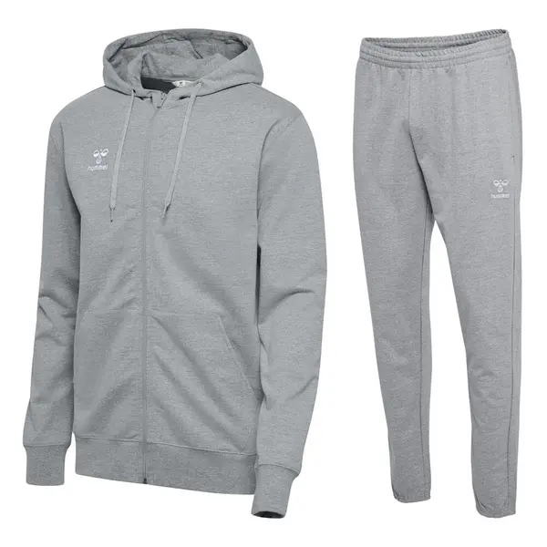 Trening hummel GO 2.0 HOODIE ZIP - 2006 Grey Melange, L