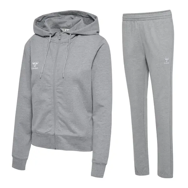 Trening hummel GO 2.0 ZIP WOMEN - 2006 Grey Melange, M