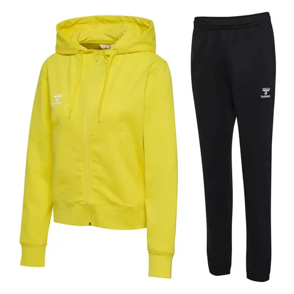 Trening hummel GO 2.0 ZIP WOMEN - 5269 Blazing Yellow, M