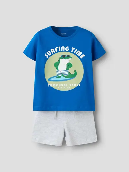 Trening Nmmjarry Ss Shorts Set Box Pb
