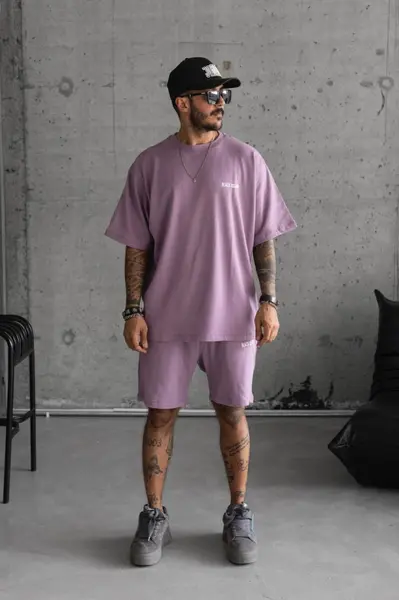 TRENING OVERSIZE BLACK ISLAND PURPLE TRBI27 (MĂRIME: M)