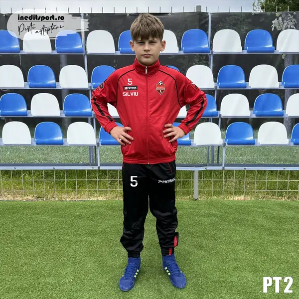 Trening pentru copii si adulti Patrick personalizabil PT2 2XL, Roșu cu negru