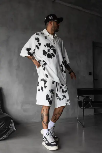 TRENING POLO OVERSIZE WHITE TRBI39(1891-92) (MĂRIME: S)