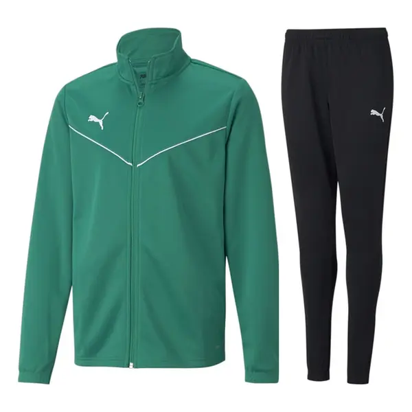 Trening PUMA teamRISE POLY COPII - 05 Pepper Green, 128