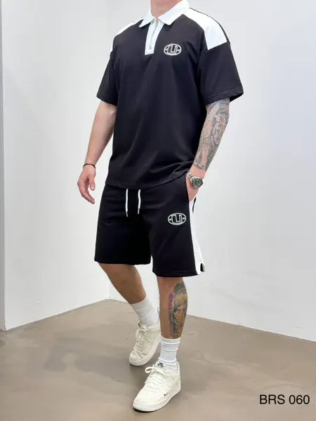 TRENING UNEFFECTED POLO BLACK TRAS202(24BRS-060) (MĂRIME: S)