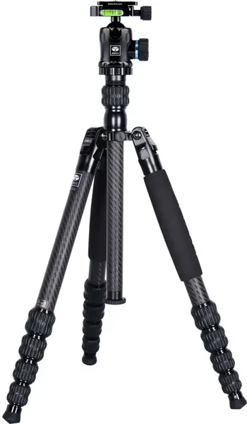 Trepied carbon SIRUI – T-1205+E-10, 25-163 cm, negru