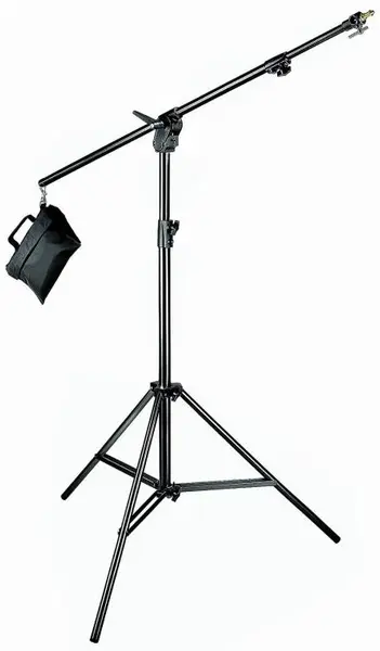 Trepied cu braț transversal Manfrotto - Combi-Boom Stand 420B, negru