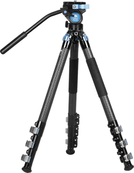 Trepied foto carbon, Sirui Carbon Fiber Tripod Kit with VideoHead L-324F + VA-5X