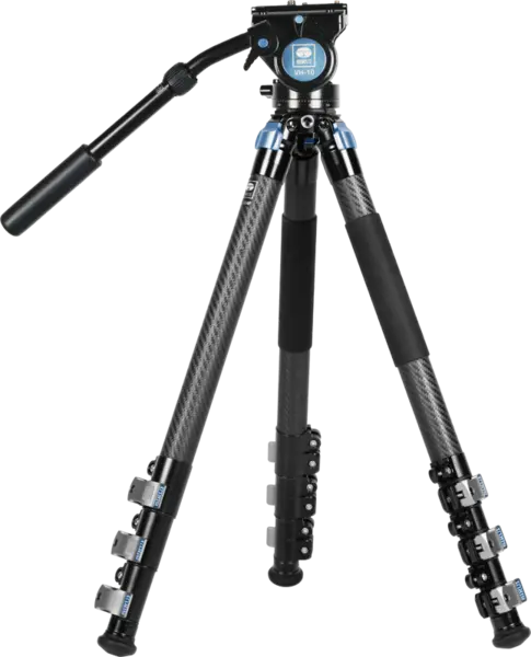 Trepied foto carbon, Sirui Carbon Fiber Tripod Kit with VideoHead L-324F + VH-10