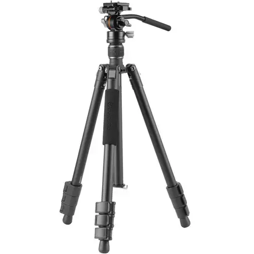 Trepied foto Vanguard VESTA GO 264AV12, Aluminiu, Cap contrabalansat, greutate max. 5kg, Montare 1/4inch-20 surub (Negru)