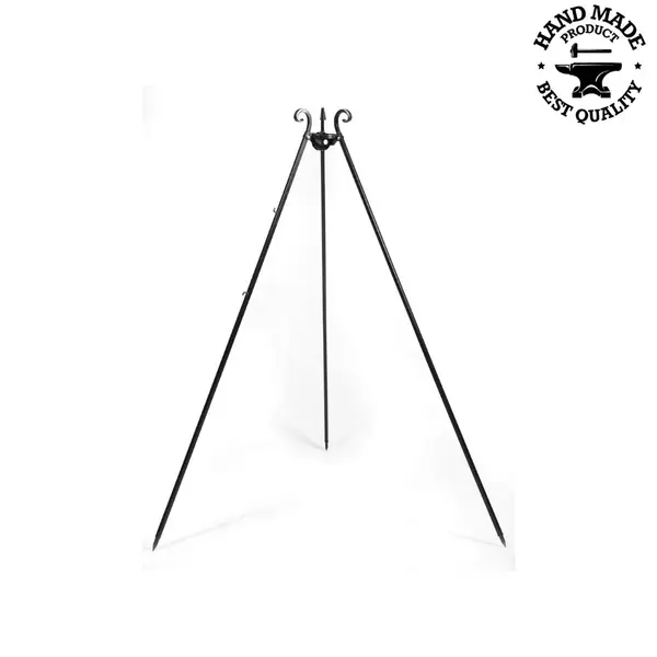 Trepied otel 180 cm pentru gratar fonta sau ceaun