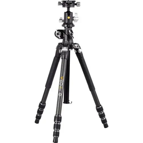 Trepied Vanguard VEO3T+ 234CB, Cap sferic cu doua axe, Inaltime maxima extinsa 144 cm, Fibra de carbon