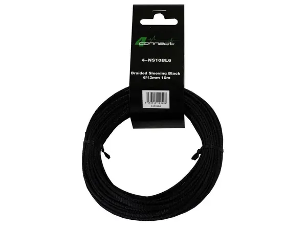 Tresa Cablu FOUR Connect 4-NS10BL6, 10 M, Negru, 6 12 mm