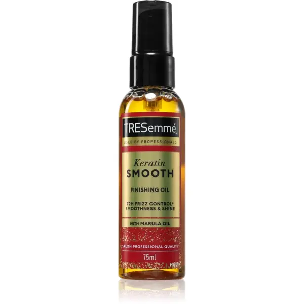 TRESemmé Keratin Smooth Finishing Oil ulei intens hrănitor pentru păr 75 ml