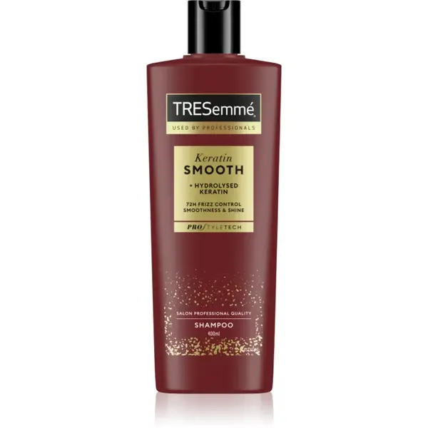 TRESemmé Keratin Smooth sampon cu keratină și ulei de maroule 400 ml