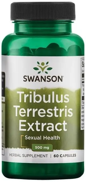 Tribulus Terrestris Extract, 500 mg, 60 capsule, Swanson