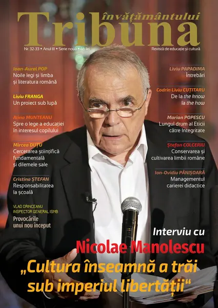 Tribuna Învățământului. Revista de educație și cultură Nr. 32-33/2022, Anul III, Serie Nouă