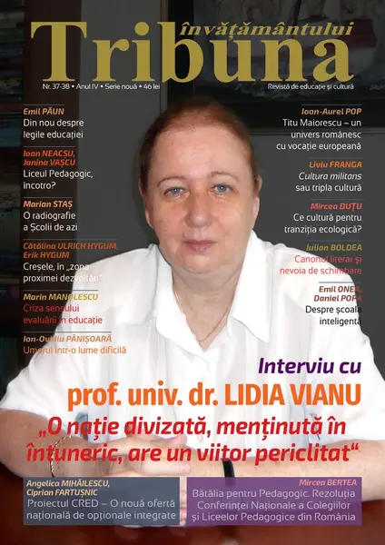 Tribuna Învățământului. Revista de educație și cultură Nr. 37-38/2023, Anul IV, Serie Nouă
