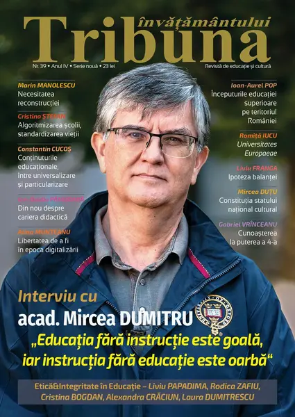 Tribuna Învățământului. Revista de educație și cultură Nr. 39/2023, Anul IV, Serie Nouă