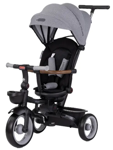 Tricicletă cu copertină Chipolino - Urban, antracit