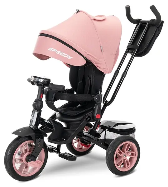 Tricicletă cu roți gonflabile Lorelli Emotion – Speedy, Pink